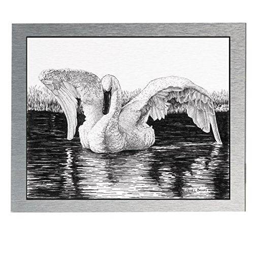 AlumaComp Aluminum Archival Painting & Mounting Panel, 9x12, Double-Sided, 100% Archival, Acid-Free, 4mm Thick, for All Media - Ideal for Professional Photographers, Fine Artists, Graphic Artists - size: 9"x12"