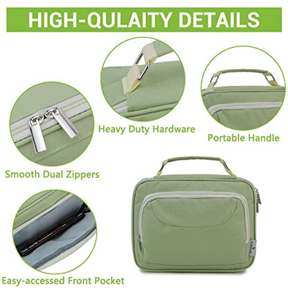 VX VONXURY Large Pencil Case, 54-Slot Colored Pen Pouch 2 Removable Sleeves - color: Light Green