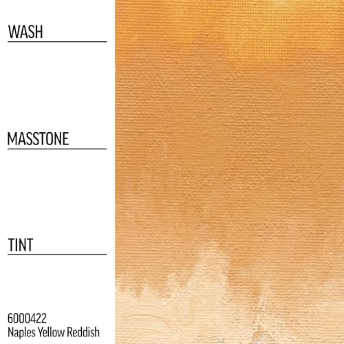 Williamsburg Artist Oil Colors by GOLDEN, Naples Yellow Reddish, 150 ml tube, Professional Oil Paint, Opaque - color: Naples Yellow Reddish, size: 5.07 Fl Oz (Pack of 1)