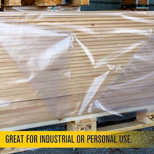 Aluf Plastics Sheeting UV Protection - 20' x 100', 6 MIL Heavy Duty Gauge - Clear Vapor and Moisture Barrier Sheet Tarp/Drop Cloth for Greenhouses, Painting, Furniture Covers, Carpet Cover, Floor - color: Clear, style: 20ft x 100ft UV Sheeting, 6 Mil, 1 C