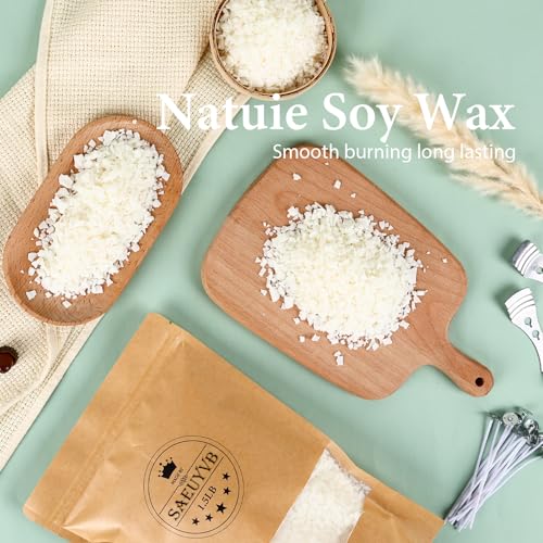 SAEUYVB Candle Making Kit,DIY Soy Candle Making Supplies/Kit for Adults | Beginner-friendly,Complete Candle Kit with Melting Pot,3 lbs Soy Wax,10 Candle Jars,10 Scents and More, Perfect for DIY Craft - size: 10 pcs candle tins kit