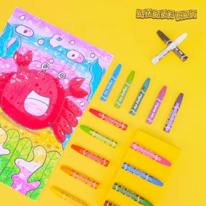 AmazeCat Art Supplies,159-Piece Deluxe Art Set,Drawing &Painting Kits for Kids,Gift Box for Adults Artists Kids Teens Girls Boys 4-12 (Pink) - color: 159Set-Pink