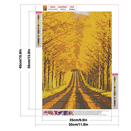 abcGoodefg 6 Pack 5D Diamond Art Painting Kits for Adults DIY Full Drill Diamond Art Kits Diamond Embroidery Paintings for Beginners, Home Wall Decor, 12x16 inch (Scenery 1) - color: Scenery 1