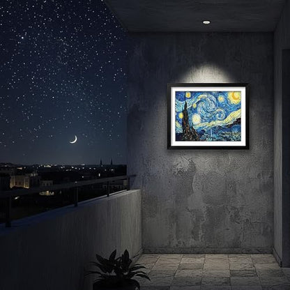 NIHO-JIUMA Diamond Art Kits, 50x63cm/20x25 inches | 5D DIY Full Drill, Adults & Teens, Home Wall Decoration - size: 19.7 x 24.8 inches
