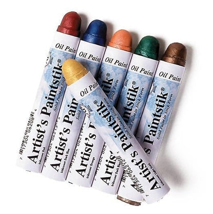 Jack Richeson Shiva Oil Paintstik, Iridescent Primary Colors, Set of 6