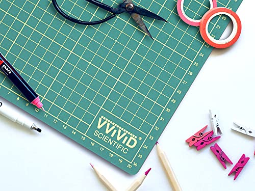 VViViD 2-Pack Rotary Cutting Mat 15” x 8.2” Inches, Self Healing, for Sewing, Crafting, Scrapbooking