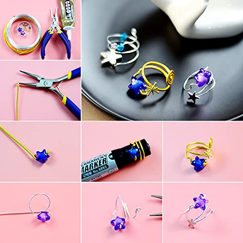 Pandahall 82 Feet/500g Aluminum Wire Flexible 3mm/9gauge Metal Artistic Beading Wire for Floral Jewelry Making (Silver) …