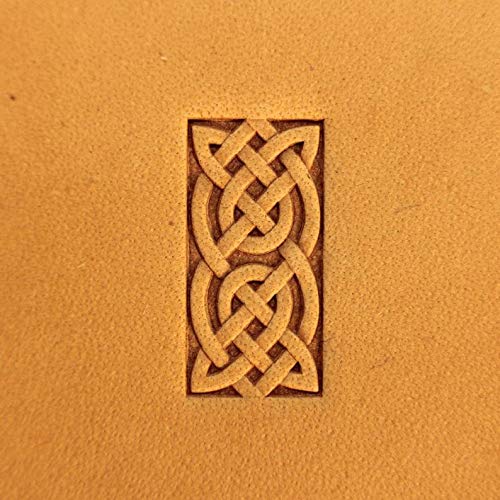 DandS ltd Leather Stamp Tool, Celtic, Professional Steel Craft Tool for Leatherworking, Embossing, Carving & Stamping Leather Projects, Belts Wallets & DIY Projects Compatible with Mallet #242BB - color: Celtic 0.7" X 0.51"