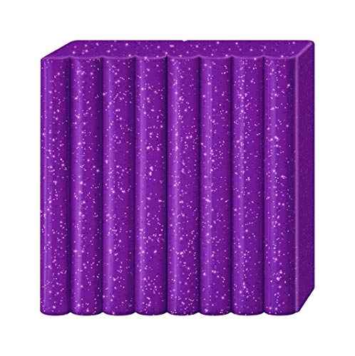 Staedtler FIMO Effects Polymer Clay - -Oven Bake Clay for Jewelry, Sculpting, Glitter Lilac 8020-602 - color: Lilac glitter
