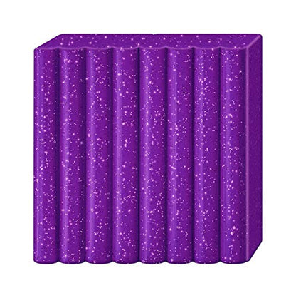 Staedtler FIMO Effects Polymer Clay - -Oven Bake Clay for Jewelry, Sculpting, Glitter Lilac 8020-602 - color: Lilac glitter