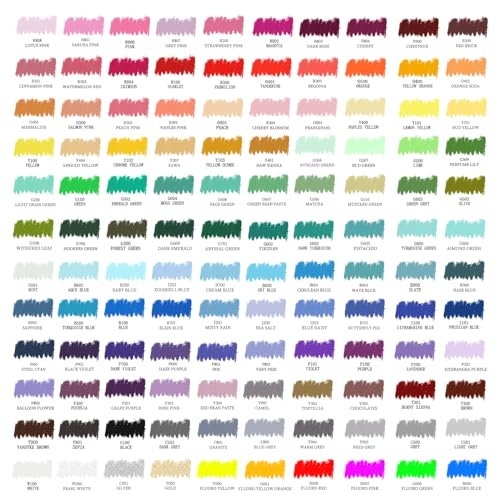 Artecho Oil Pastels Set of 120 Colors (10 x 70 mm)