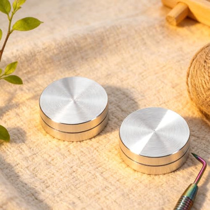 Pottery Trimming Spinner Diamond Core Tools Pottery Trimming Tools Pottery-Ceramic Clay Tool for Artists Hobbyists (Silver)