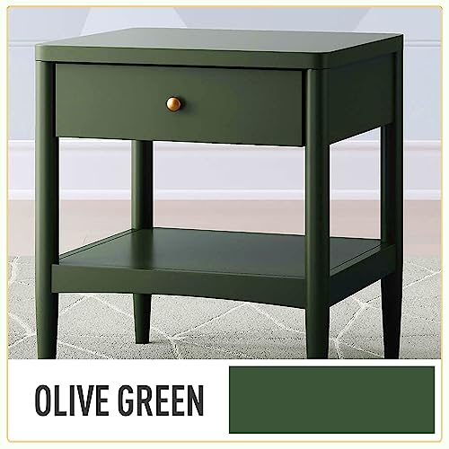 DWIL Acrylic Wood Paint for Furniture - Semi-Gloss Paint Suitable for Wood Surface Renovation, Water-Based All match Paint, Non-Toxic & Odorless, Eco-Friendly & Healthy (32OZ, Olive Green) - color: Olive Green
