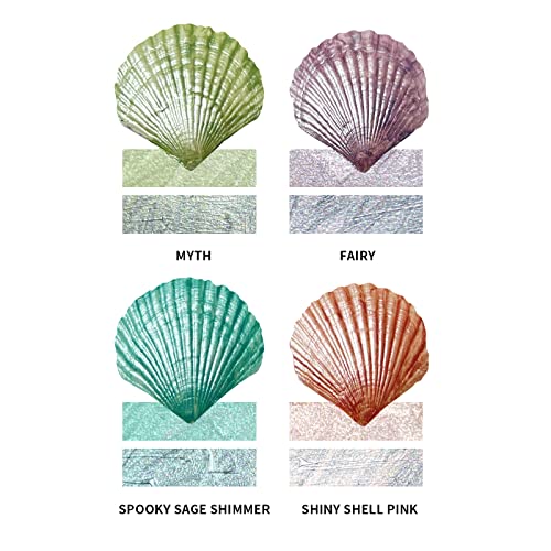 Metallic Acrylic Paint Set Super Shiny Pearl Painting Canvas Wood Ceramic Crafts Art Paints (Sparks Fantasy) - color: Sparks Fantasy