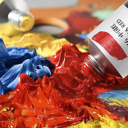 Paul Rubens Artist Oil Paint Set,20 Vibrant Colors with Great Lastfastness, 60ml Large Tubes, Oil Based paint Supplies for Artists, Students, Beginners-Set B | Great Lastfastness, Oil Based paint Supplies for Artists, Students, Beginners-Set B - color: 20