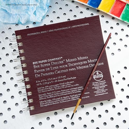 Bee Paper - 11"x 14" Super Deluxe Mixed Media Sketching Pad, 60 Sheets - size: 11-inch x 14-inch, 60 Sheet Wire Bound Pad