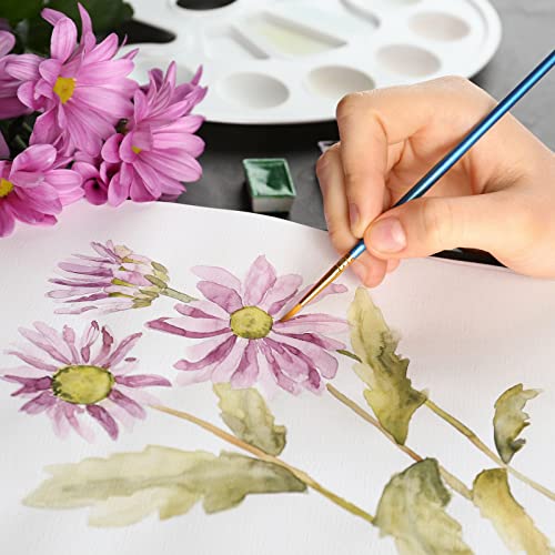 Kisston 10 Sheets Large Watercolor Paper 18 x 24 Inches 140 Lb/300 GSM Cotton Drawing Paper Rough Texture White Blank Painting Paper for DIY Craft Activities Artists Drawing Supplies