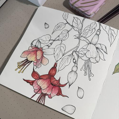 SEMLEART Watercolor sketchbook journal,6.5*6.5",110lb/230g(2Pack*44sheets) - size: 6.5×6.5in
