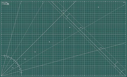 Elan Cutting Mat 36x60 Green, Extra Large Self Healing Cutting Mat 36 x 60 Inch, 5-Ply Craft Board Green, Hobby Board for Sewing and Quilting - style: 60 x 36"