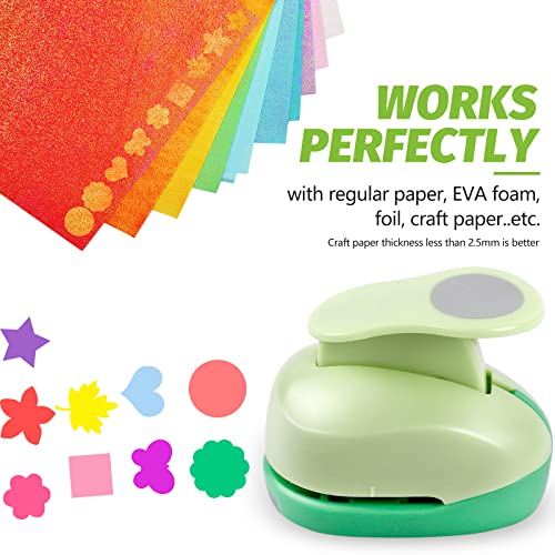 Craft Hole Punch 9 Pcs 5/8 Inch Paper Punches for Crafting Hole Punch Shape - style: 9 Different pattern 5/8 Inch Set 3