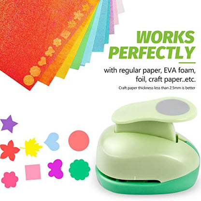 Craft Hole Punch 9 Pcs 5/8 Inch Paper Punches for Crafting Hole Punch Shape - style: 9 Different pattern 5/8 Inch Set 3