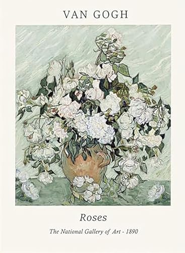 Van Gogh Cute Diamond Art Kits for Adults Diamond Painting Kit for Beginner | Vintage Flowers 5D Funny DIY Diamond Dots Full Drill Crafts for Gem Art Dot Art for Adults Home Wall Decor for Teens 12x16 in - color: DP01962, size: Round Drill