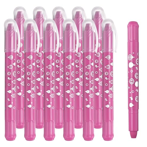 PATIKIL Watercolor Gel Crayon, 12Pcs Washable Twist Coloring Crayons Bulk Blendable for Coloring, Drawing, Painting, Pink Crayon - color: Pink
