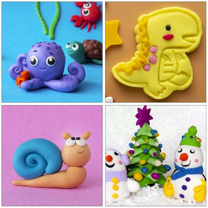 Tomorotec 100PCS Polymer Clay Value Pack 82 Colors in Bulk