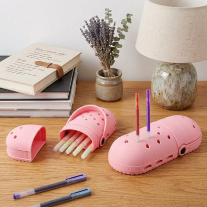 Novelty Shoe-Shaped Pencil Case & Makeup Pouch for Teen Girls