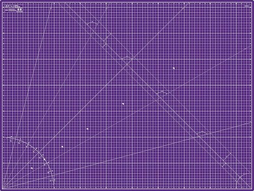 Elan Cutting Mat A0 Pink & Purple, Extra Large Self Healing Cutting Mat 36 x 48 Inch, 5-Ply Craft Board Pink, Hobby Board for Crafts 36x48 Inch - style: 48" x 36"