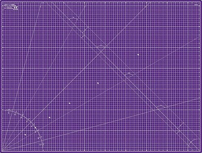Elan Cutting Mat A0 Pink & Purple, Extra Large Self Healing Cutting Mat 36 x 48 Inch, 5-Ply Craft Board Pink, Hobby Board for Crafts 36x48 Inch - style: 48" x 36"
