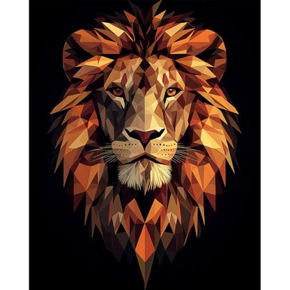 Natuyalo Lion Totem DIY Paint by Numbers for Adults, Animals Abstract DIY Adult Paint by Number Kits Acrylic Canvas Painting for Adults Beginners Art Crafts, No Frame (16" x 20") - color: ART-14