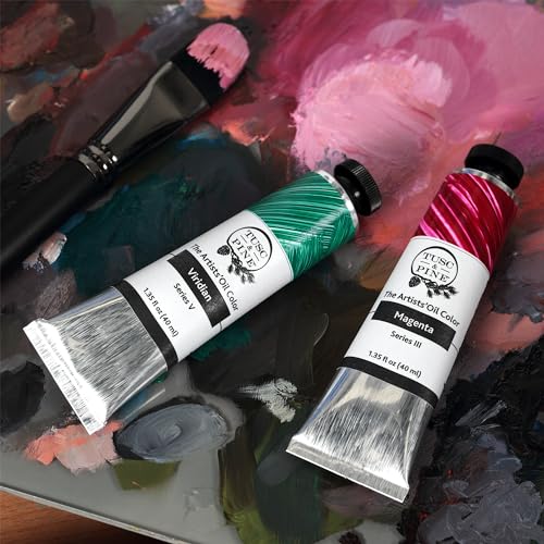 Tusc & Pine Artist Oil Paint - Appalachia Brown Oxide, 40 ml, Non-Yellowing, Rich & Creamy Consistency, Maximum Pigment Load, Small Batch Milled Oil Paints Made in the USA - color: Appalachia Brown Oxide, size: 1.35 Fl Oz (Pack of 1)