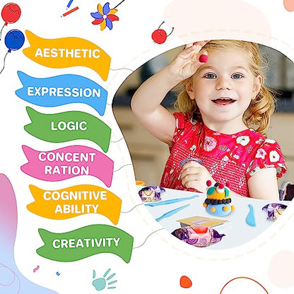 Aestd-ST Air Dry Clay 160 Colors, Modeling Clay for Kids, DIY Magic Clay | Molding Clay Kit, 4 Sculpting Tools, Resealable bags, Non-Sticky Soft, Super Light, Arts & Crafts Gift for Boys Girls Kids