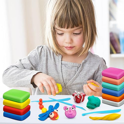 Air Dry Clay, 84 Colors Modeling Magic Clay for Kids - color: 84 Colors
