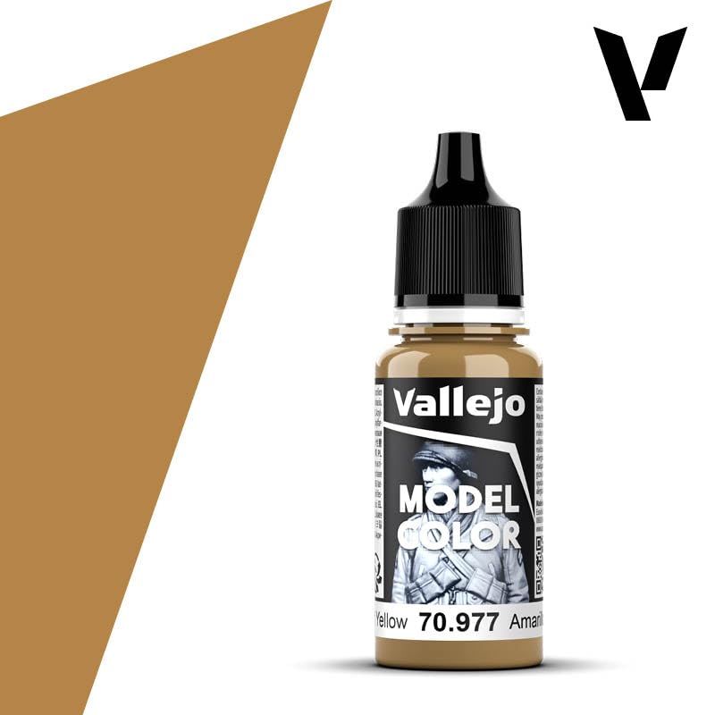 Vallejo Desert Yellow Paint, 17ml - color: Desert Yellow, size: 0.57 Fl Oz (Pack of 1)