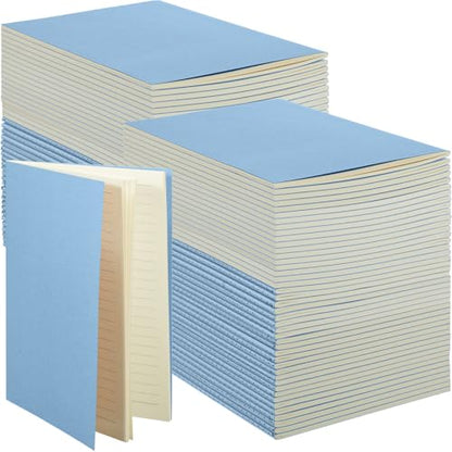 Mimorou 100 Pcs A5 Journals Notebooks Bulk,Light Blue,Lined - color: Light blue, style: Lined