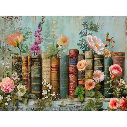 Flowers Square Diamond Art Kits for Adults,Hydrangea Diamond Painting | Diamond Art Kit for Beginners, 5D DIY Full Drill Diamond Painting Gem Art, Home Wall Art Gifts(12x16 inch) - color: DP03648