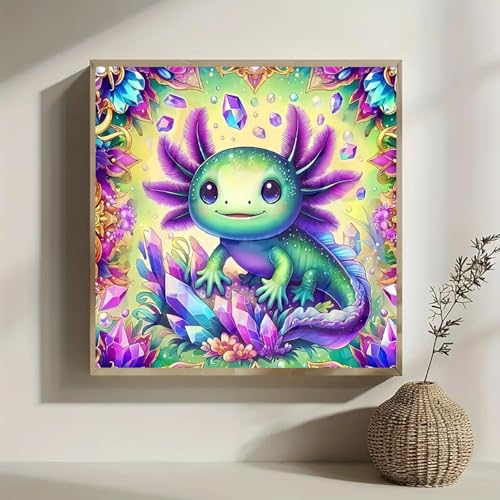 WCHUIMM Hexagon Dinosaur Diamond Painting Kits Cute Dinosaur Baby, Beautiful Diamond Painting Picture Round Drill and Full Drill Diamond Art Kits for Adult Home Wall Decoration 12x12Inch - color: Hexagon dinosaur