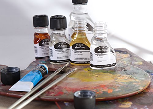 Winsor & Newton RCFAWLO75 75 ml Artisan Water Mixable Linseed Oil Medium,package may vary - style: Linseed Oil