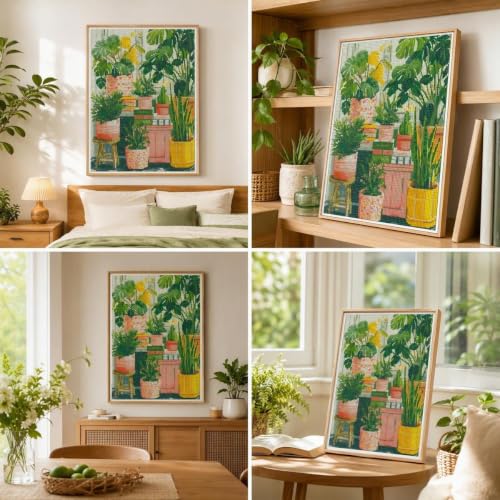 WUSARPLY Potted Plants Diamond Painting Kits for Beginner Adults - color: YA007
