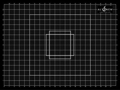 Altenew Crafter's Essential Cutting and Alignment Mat (22" x 15") Self-Healing, Reversible, Easy to Read Grid, Inches and Centimeters, Paper Alignment