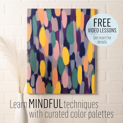 FolkArt Mindful Matte Acrylic Craft Paint Kit, Reflective Colors, 21 Piece Set with 8 Paints and 13 Premium Paintbrushes - color: Reflective