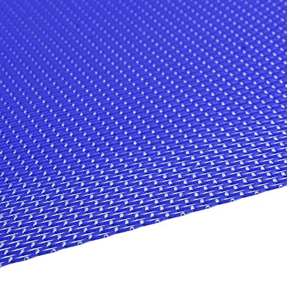AggAuto Universal 40"x13" Car Grill Mesh 4x8mm Rhombic Hole Blue | Aluminum Alloy Automotive Grille Insert Bumper, One of the Most Multifunctional Shape Grids 100x33cm - size: 4x8mm Rhombus - Blue