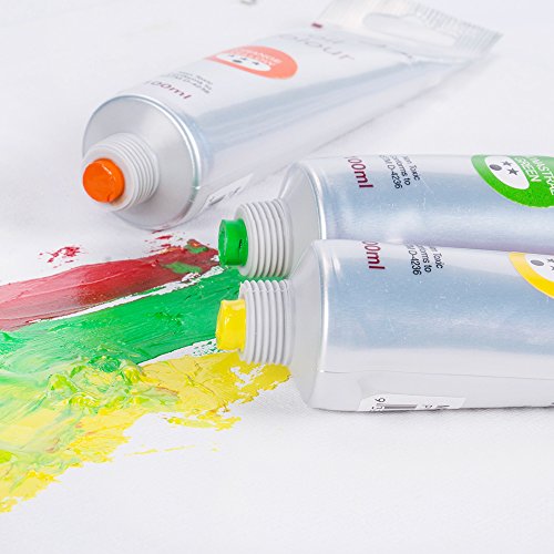 Mont Marte Oil Paint Premium, 3.4 US fl.oz (100ml) Tube, Ultramarine Blue, Heavy Body Paint, Artist Quality, Good Coverage, Excellent Tinting Strength, Ideal for Painting Canvas - color: Ultramarine Blue, size: 3.4 Fl Oz (Pack of 1)