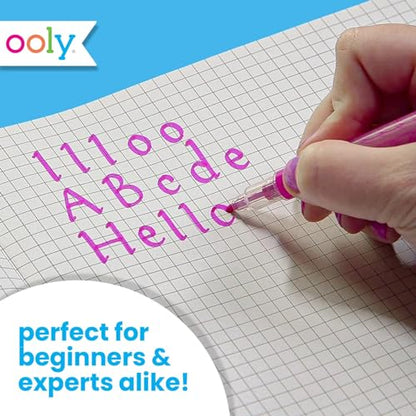 Ooly Calligraphy Duo Double-Ended Pens, Set of 12 - style: Calligraphy Duo