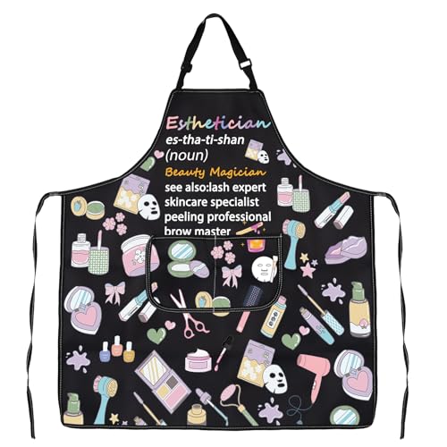 JXGZSO Esthetician Apron - Estheticians & Cosmetologist Apron Gifts for Makeup Artists & Beauticians - color: Esthetician Beauty Apron