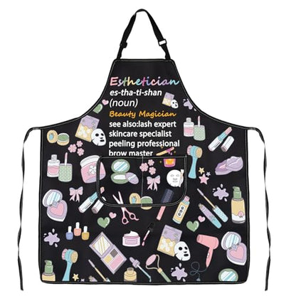 JXGZSO Esthetician Apron - Estheticians & Cosmetologist Apron Gifts for Makeup Artists & Beauticians - color: Esthetician Beauty Apron