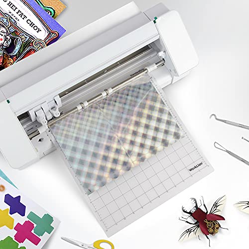 Cutting Mat Compatible With Silhouette Cameo: (12x12 inch,3 Mats) Standard Adhesive Sticky Durable Clear Craft Cut Mats - Replacement Accessories - color: Transparent, size: Standard Grip (3 mats)