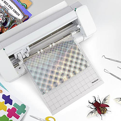 Cutting Mat Compatible With Silhouette Cameo: (12x12 inch,3 Mats) Standard Adhesive Sticky Durable Clear Craft Cut Mats - Replacement Accessories - color: Transparent, size: Standard Grip (3 mats)